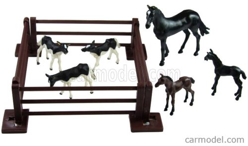 Britains - Accessories Set Baby Animal With Horse And Hurdle Various