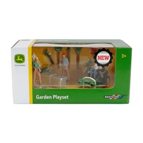 Britains - JOHN DEERE SET GARDEN PLAYSET WITH FIGURES GREEN