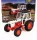 Britains - DAVID BROWN 1410 4WD TRACTOR 1960 WHITE ORANGE