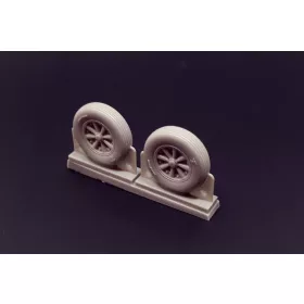   Brengun - F4U Corsair Late Ribbed Thread (late  50s) Wheels set