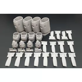   Brengun - 1/48 C-130 E-H engine set (Italeri kit) resin set for Italeri kit