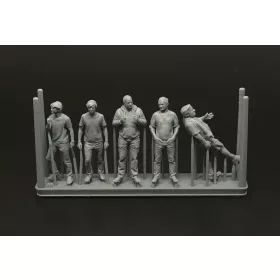 Brengun - Aeroclub members-5 figures (3D print)