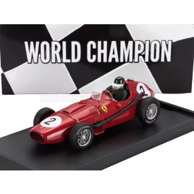   Brumm - FERRARI F1  DINO 246 N 2 WORLD CHAMPION 2nd BRITISH GP 1958 MIKE HAWTHORN - WITH DRIVER FIGURE RED