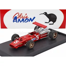   Brumm - FERRARI F1  312 N 5 2nd BRITISH GP 1968 CHRIS AMON RED
