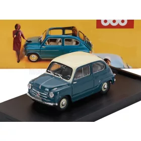   Brumm - FIAT 600 BERLINA 1-SERIES 1955 BLU CHIARO - BLUE IVORY