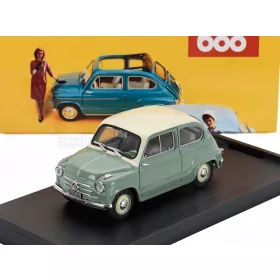   Brumm - FIAT 600 BERLINA 1-SERIES 1955 VERDE CHIARO - GREEN IVORY