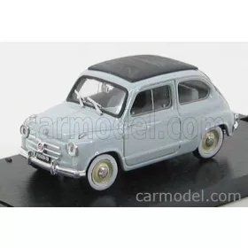   Brumm - Fiat 600 1956 Tetto Chiuso - Closed Roof Grigio Perla