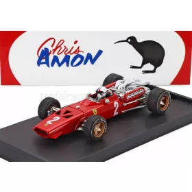   Brumm - FERRARI F1  312 N 2 ITALY GP 1967 CHRIS AMON - WITH DRIVER FIGURE RED