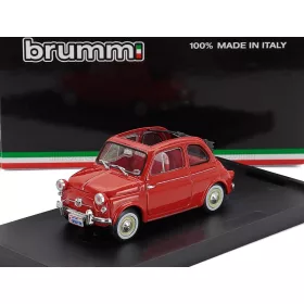 Brumm - FIAT 500 AMERICA APERTA OPEN 1958 ROSSO - RED