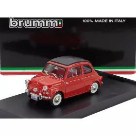 Brumm - FIAT 500 NUOVA CLOSED 1958 ROSSO - RED