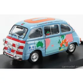   Brumm - Fiat 600D Multipla - Graziano Rossi Motorhome 1960 Light Blue