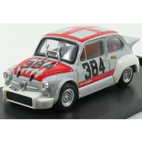   Brumm - FIAT 600 1000 ABARTH N 384 PREPARATA SPAGNOL TRENTO-BONDONE 1971 DANTE GARGAN GREY WHITE