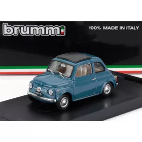 Brumm - FIAT 500F TETTO CHIUSO - CLOSED 1965 BLUE MEDIO