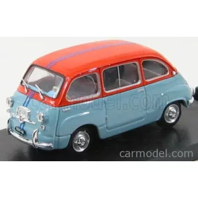   Brumm - Fiat 600D Multipla Operazione San Gennaro 1966 Light Blue Orange