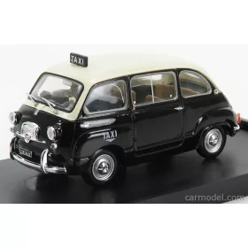 Brumm - Fiat 600D Multipla Taxi Genova 1964 Black Ivory