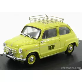   Brumm - Fiat 600D Veicolo Commerciale Publicitaire Agip 1960 Yellow