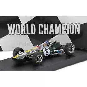   Brumm - LOTUS F1  33 N 5 WORLD CHAMPION WINNER BRITISH GP 1965 JIM CLARK - WITH DRIVER FIGURE GREEN YELLOW