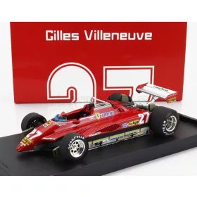   Brumm - FERRARI F1  126C2 N 27 BRAZILIAN GP 1982 GILLES VILLENEUVE RED