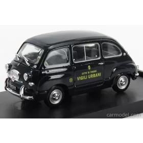 Brumm - Fiat 600D Multipla Vigili Urbani Torino 1960 Blue