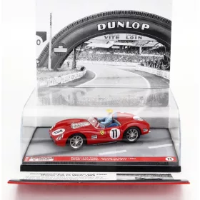   Brumm - FERRARI 250TR TESTAROSSA 3.0L V12 SPIDER TEAM SCUDERIA FERRARI SPA N 11 WINNER 24h LE MANS 1960 WITH OLIVIER GENDEBIEN FIGURE RED