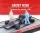 Brumm - FERRARI F1  DIORAMA 312B N 2 SPAIN GP WITH FIGURES 1970 - JACKY ICKX ON FIRE GREY