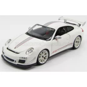   Burago - PORSCHE 911 997-2 GT3 RS 4.0 COUPE 2012 WHITE SILVER