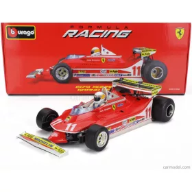   Burago - Ferrari 312T4 Scuderia Ferrari SpA SEFAC #11 Jody Scheckter Winner Monaco GP / Formula 1 World Champion 1979 - with driver figure