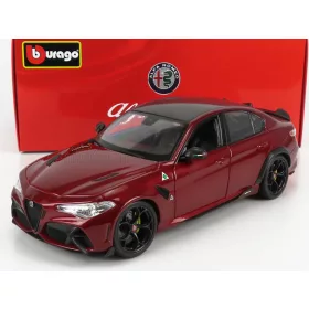   Burago - ALFA ROMEO GIULIA GTA 2020 ROSSO ALFA MET - DARK RED MET