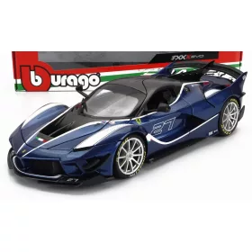   Burago - FERRARI FXX-K EVO N 27 HYBRID 6.3 V12 1050hp 2018 BLUE BLACK