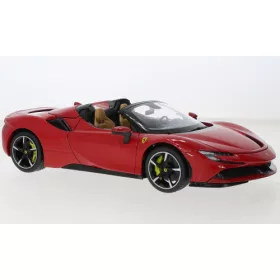   Burago - Ferrari SF90 Stradale Hybrid Spider, rot, 2020, 1:18