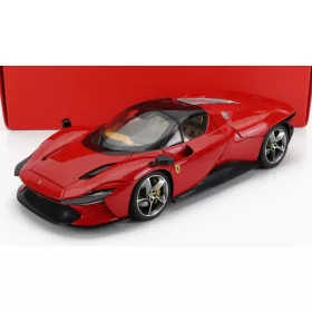   Burago - FERRARI DAYTONA SP3 CLOSED ROOF 2022 ROSSO CORSA 322 - RED