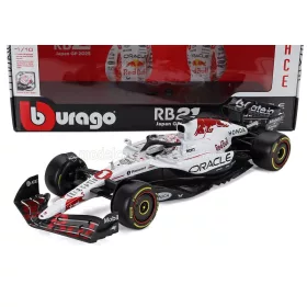   Burago - RED BULL F1  RB21 TEAM ORACLE RED BULL RACING N 1 WINNER JAPAN GP 2025 MAX VERSTAPPEN WHITE RED