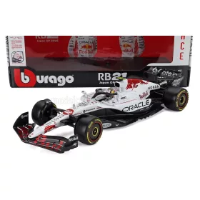   Burago - RED BULL F1  RB21 TEAM ORACLE RED BULL RACING N 22 JAPAN GP 2025 YUKI TSUNODA WHITE RED