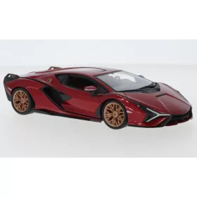 Burago - Lamborghini Sian FKP 37, rot, 1:24