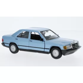 Burago - Mercedes 190 E 2.6 (W201)  hellblau  1987  1:24