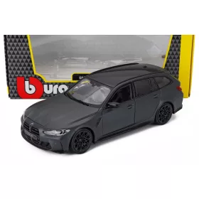   Burago - BMW 3-SERIES M3 M-PERFORMANCE (G81) TOURING SW STATION WAGON 2023 MATT GREY