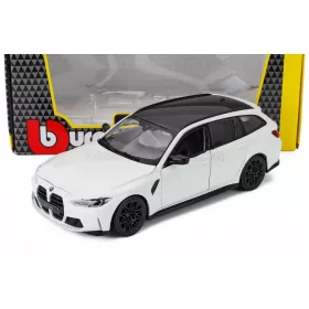   Burago - BMW 3-SERIES M3 M-PERFORMANCE (G81) TOURING SW STATION WAGON 2023 WHITE
