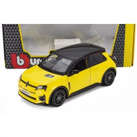 Burago - RENAULT R5 E-TECH 2024 POP YELLOW BLACK