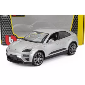 Burago - PORSCHE MACAN TURBO ELECTRIC 2024 SILVER