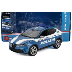 Burago - ALFA ROMEO TONALE POLIZIA 2023 LIGHT BLUE WHITE