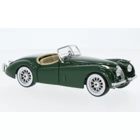 Burago - Jaguar XK 120 Roadster  gr n  1951  1:24