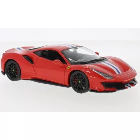 Burago - Ferrari 488 Pista  rot/weiss  2018  1:24