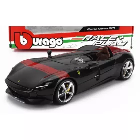 Burago - FERRARI MONZA SP1 2018 BLACK RED