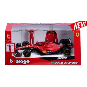   Burago - FERRARI F1  SF-23 TEAM SCUDERIA FERRARI N 16 SEASON 2023 CHARLES LECLERC RED BLACK