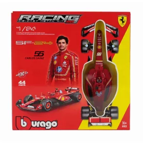   Burago - FERRARI F1  SF-24 TEAM SCUDERIA FERRARI N 55 SEASON 2024 CARLOS SAINZ RED BLACK