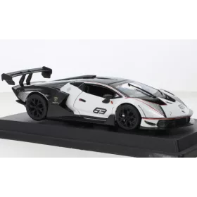   Burago - Lamborghini Essenza SCV12, weiss, Squadra Corse, #63, 1:24