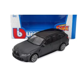   Burago - BMW 3-SERIES M3 M-PERFORMANCE (G81) TOURING SW STATION WAGON 2023 MATT GREY
