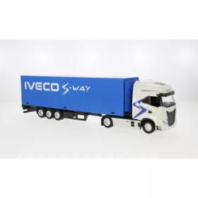 Burago - Iveco S-Way 570 silber/blau 1:43