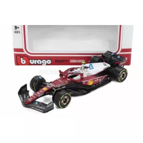  Burago - FERRARI F1  SF-25 TEAM SCUDERIA FERRARI HP N 44 MONZA ITALY GP 2025 LEWIS HAMILTON - NIKI LAUDA 50th ANNIVERSARY WORLD CHAMPION RED WHITE