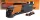 Burago - MERCEDES BENZ ACTROS 2 GIGASPACE TRUCK CAR TRANSPORTER WITH F1 McLAREN MCL38 TEAM MCLAREN N 4 SEASON 2024 LANDO NORRIS BLACK ORANGE
